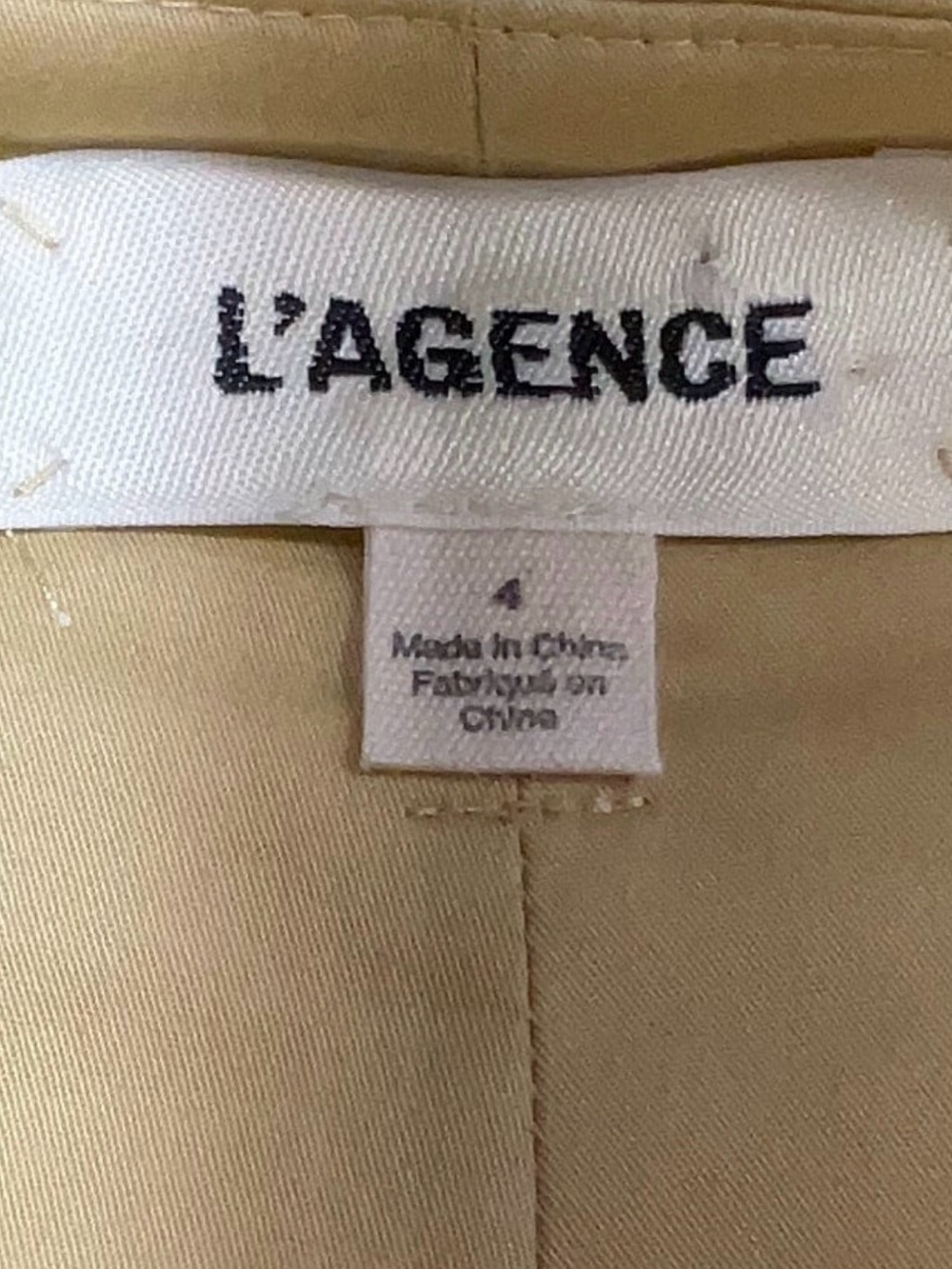 L'AGENCE Lowen Paperbag Crop Pants Size 4 - Picture 10 of 10
